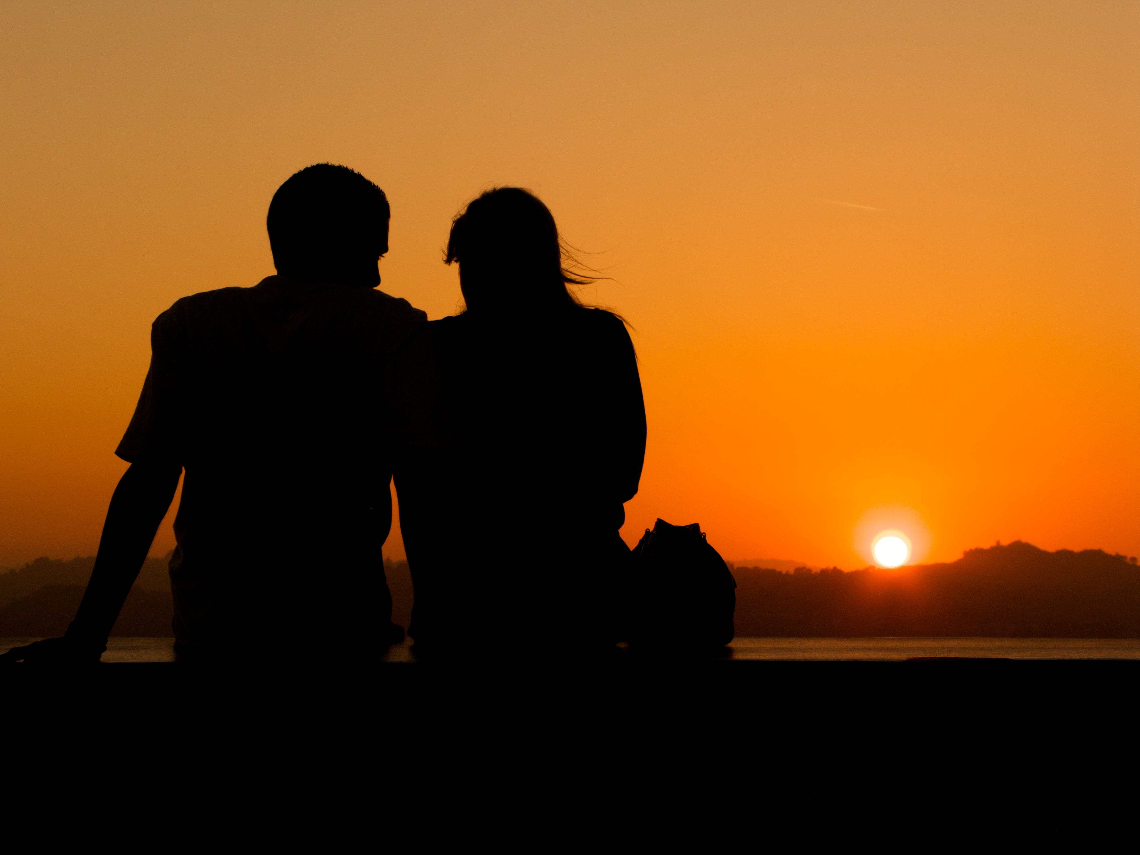 Scenery Images: Sunset Couple Images